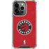 NBA Toronto Raptors Distressed iPhone 15 Pro Max Clear Case